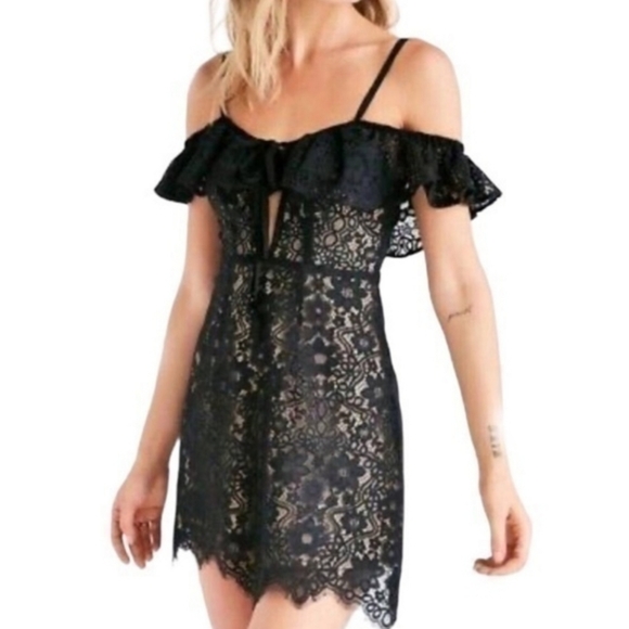 🍋Lace Coctail Dress🍋 For Love and Lemons size M FINAL PRICE DROP - Picture 1 of 6